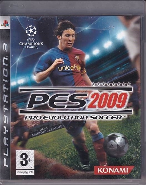 PES 2009 Pro Evolution Soccer - PS3 (B Grade) (Genbrug)